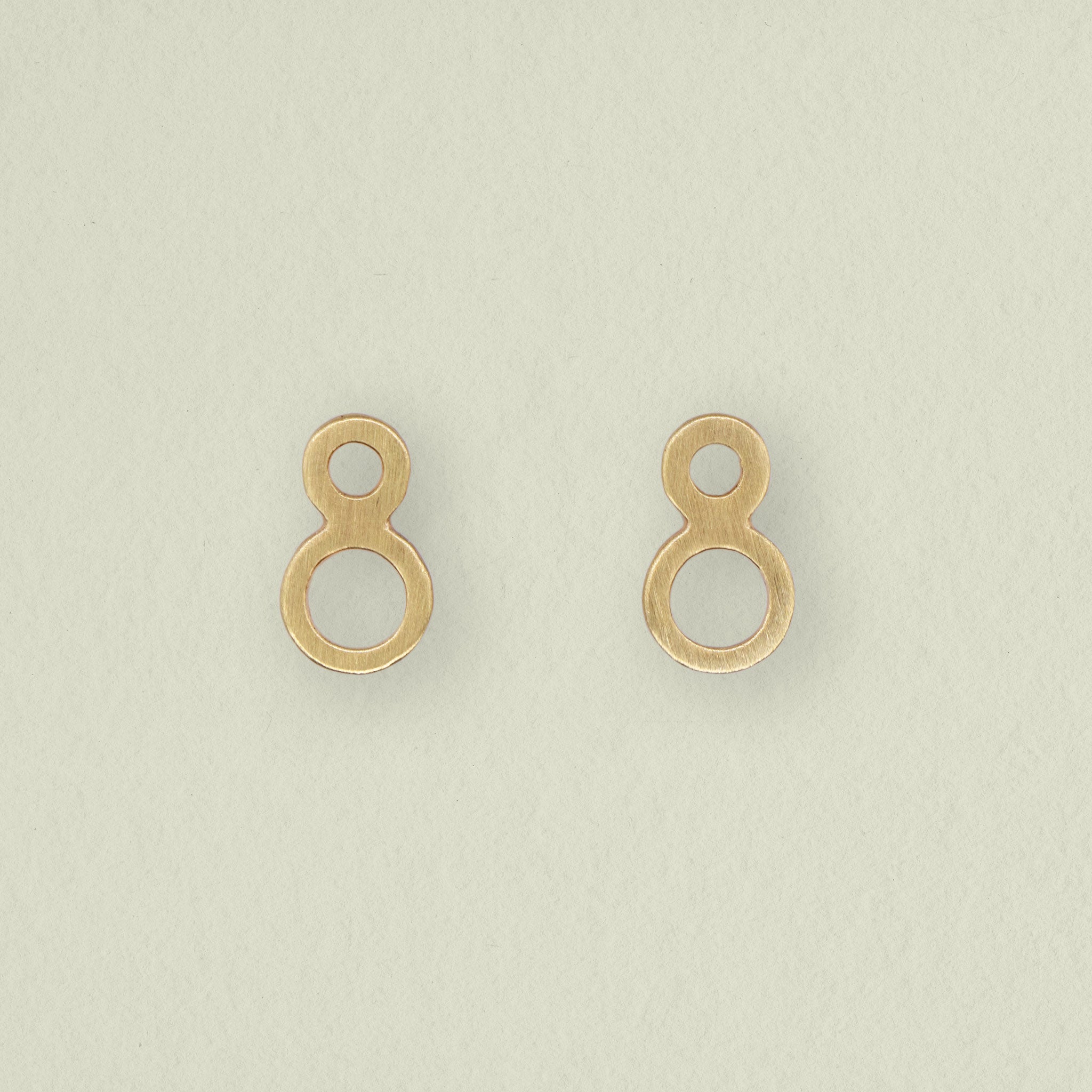 KRINGEL • ohrstecker • gold