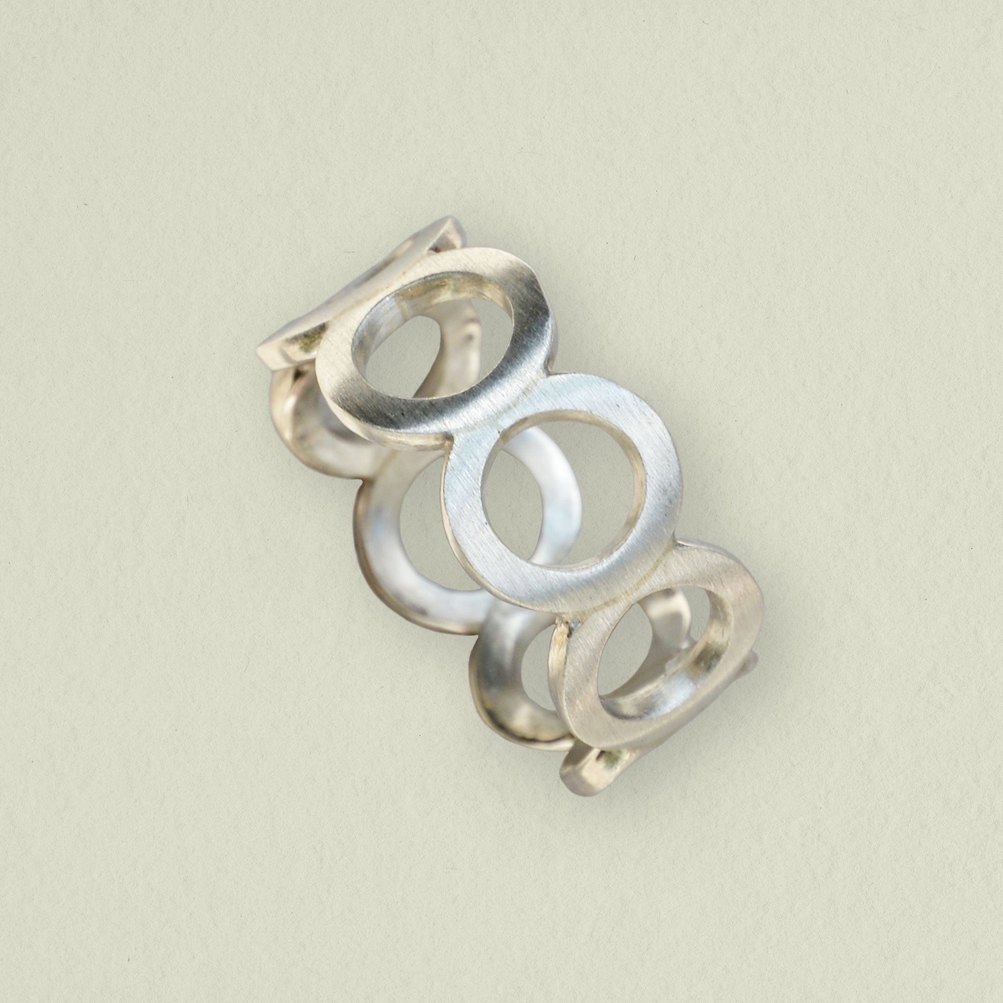 KRINGEL • ring • silber • groß