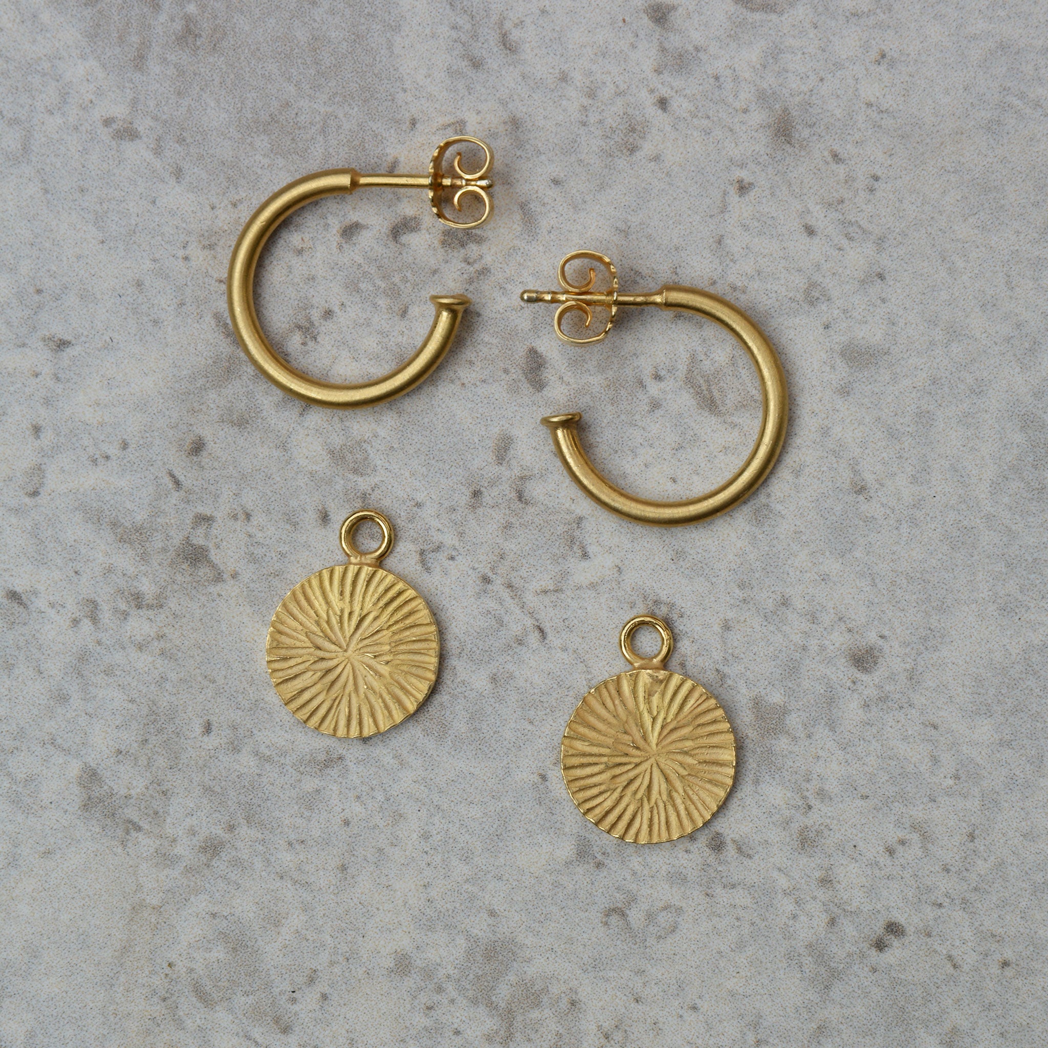 PUSTEBLUME • einhänger • gold • klein