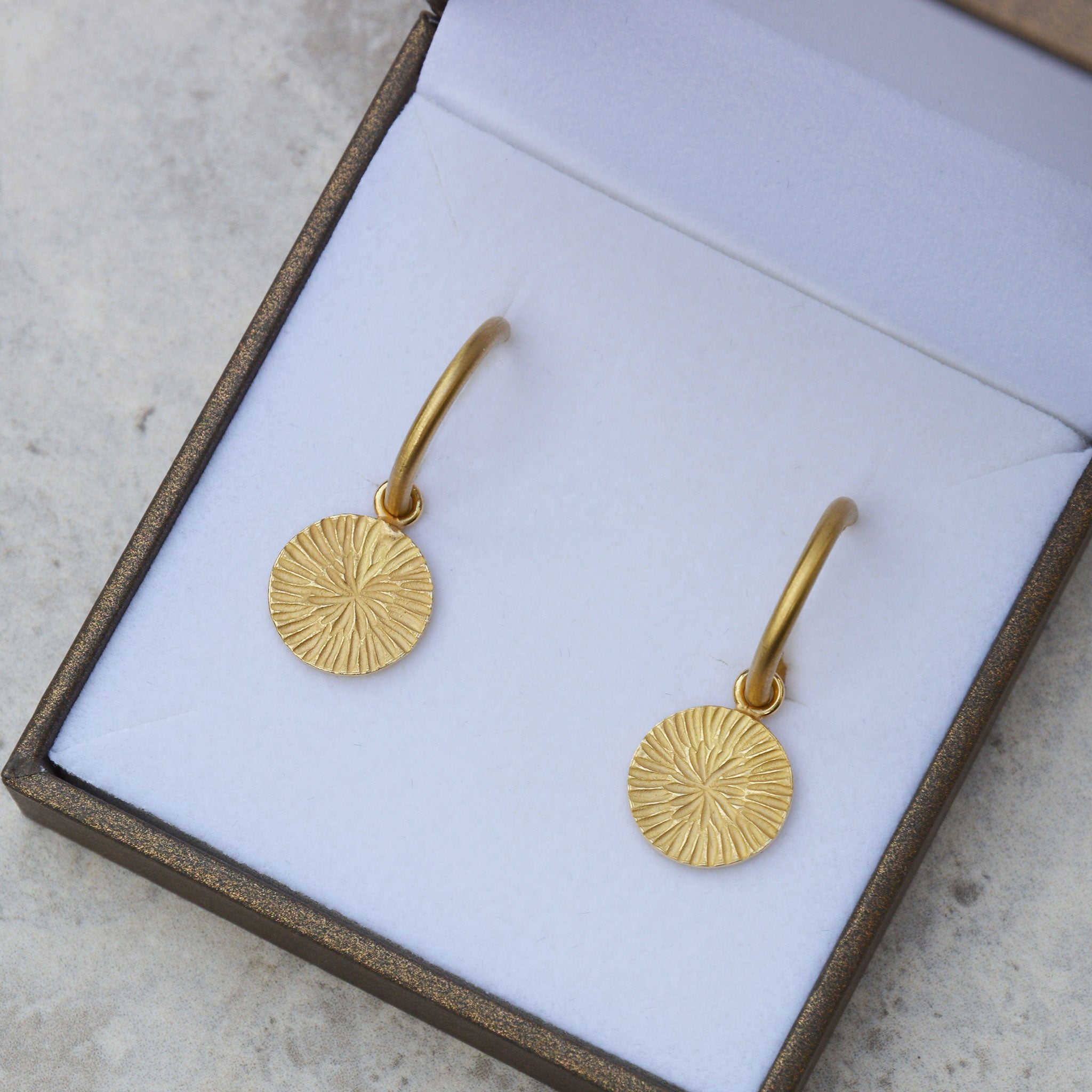 PUSTEBLUME • einhänger • gold • klein