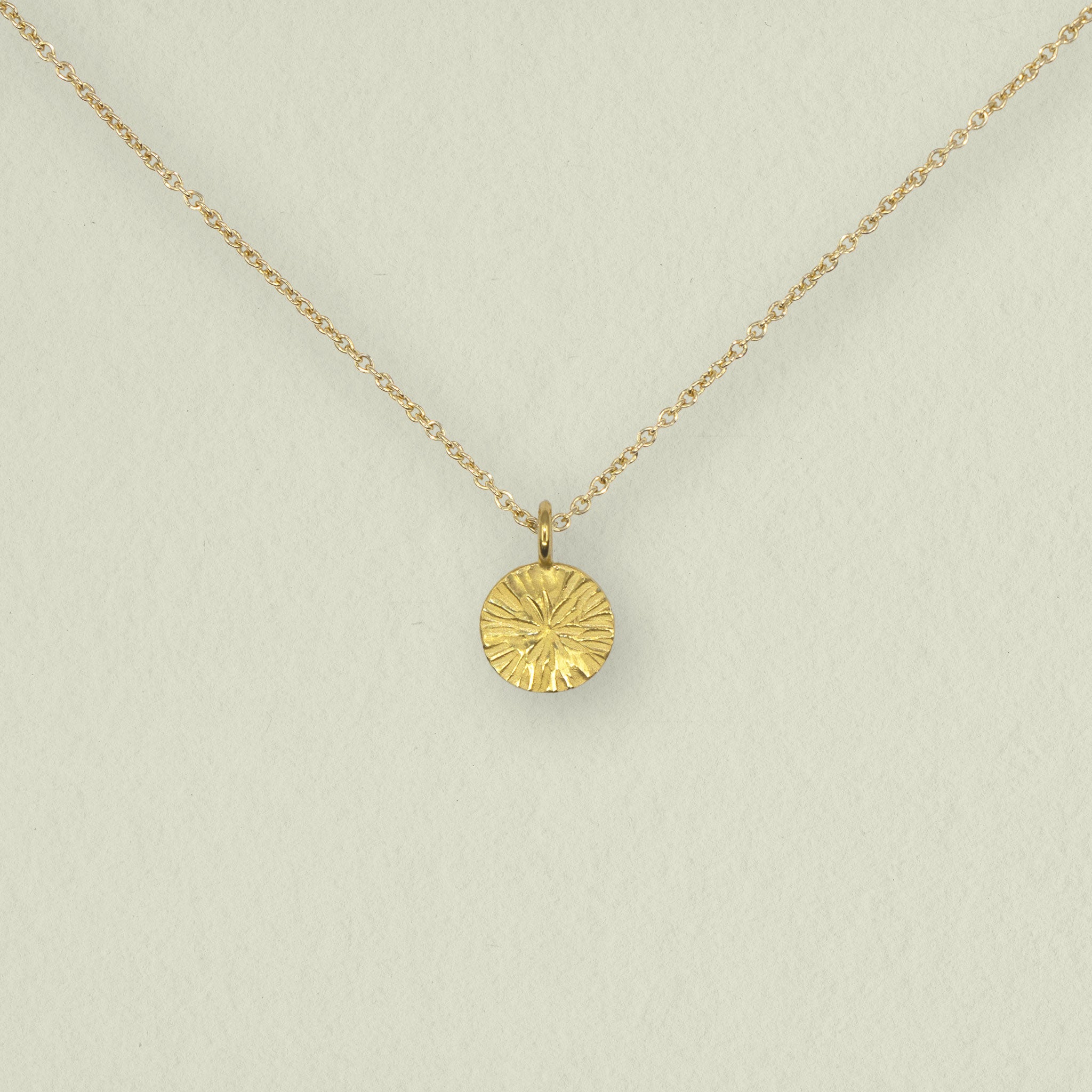 PUSTEBLUME • kette • gold • mini