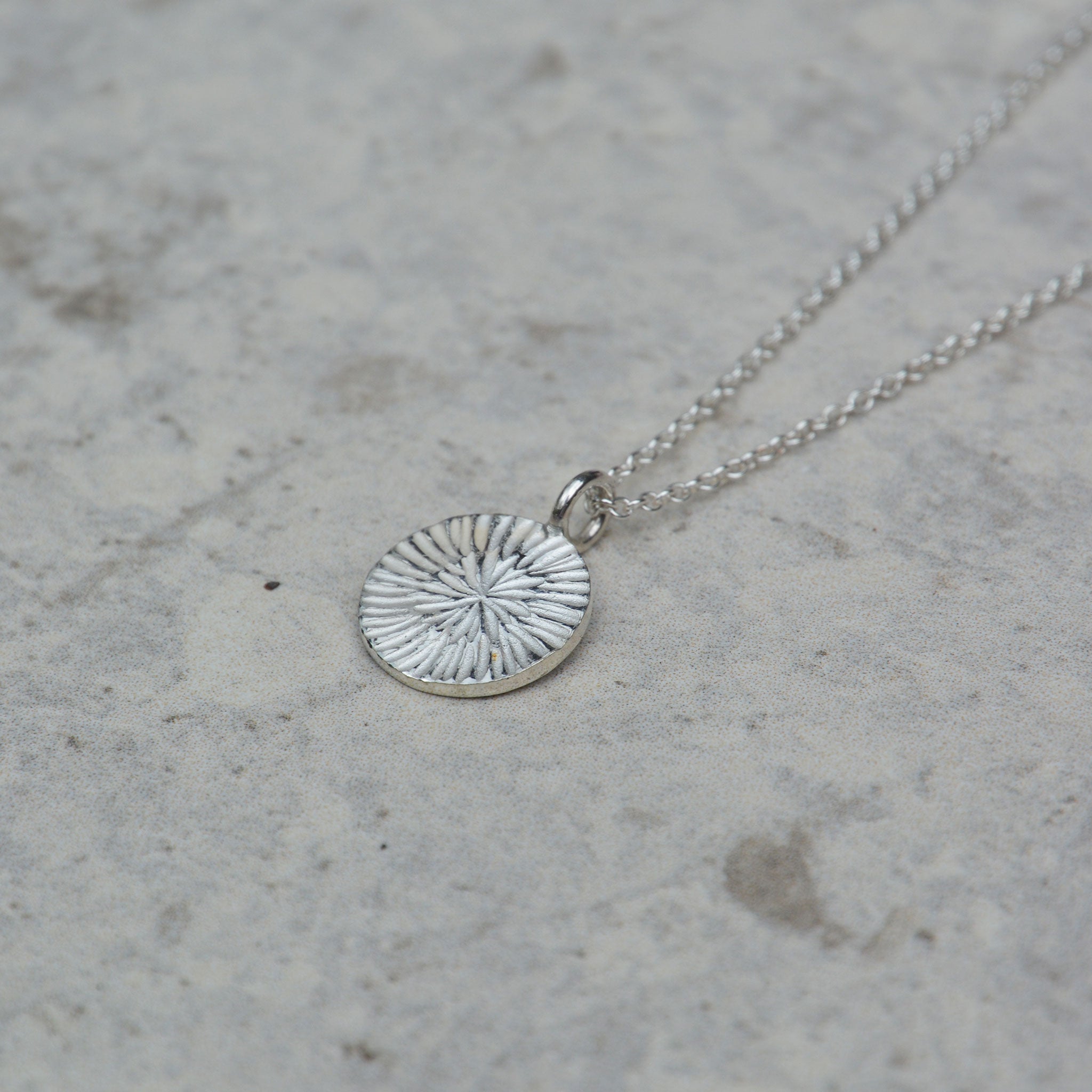 PUSTEBLUME • kette • silber • klein