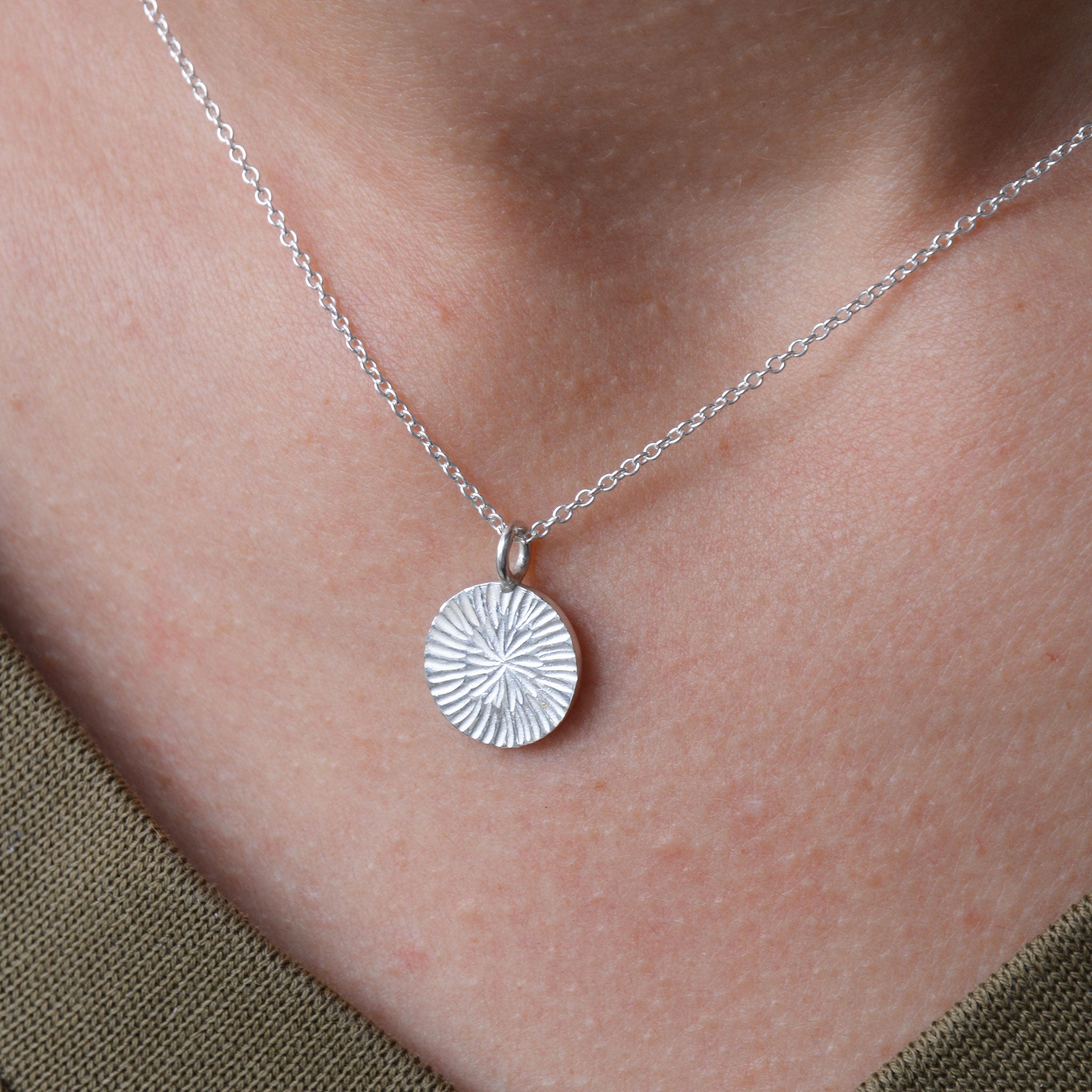 PUSTEBLUME • kette • silber • klein
