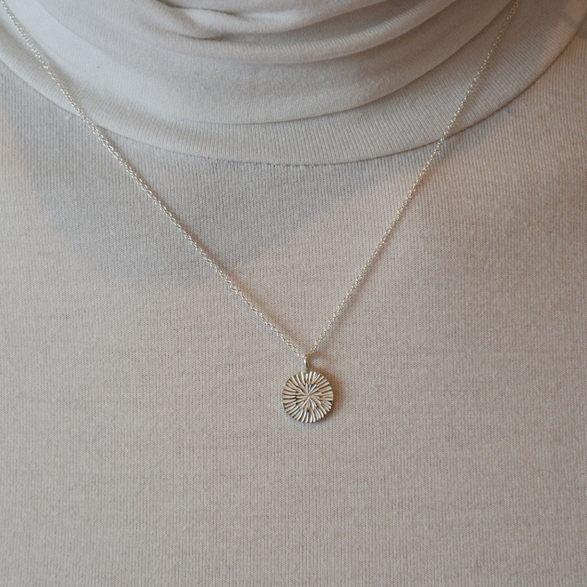 PUSTEBLUME • kette • silber • klein