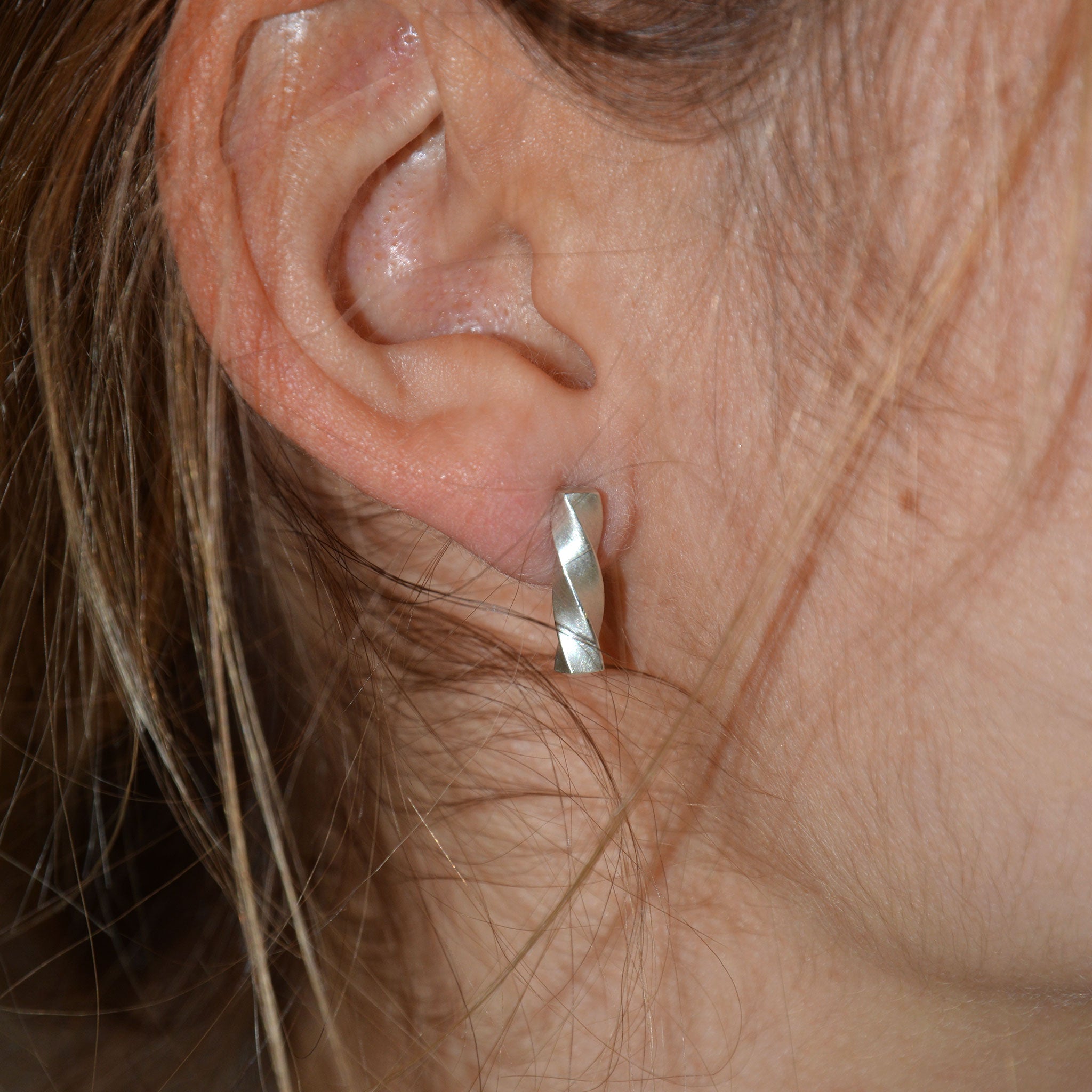 ZUCKERSTANGE • ohrstecker • silber • lang