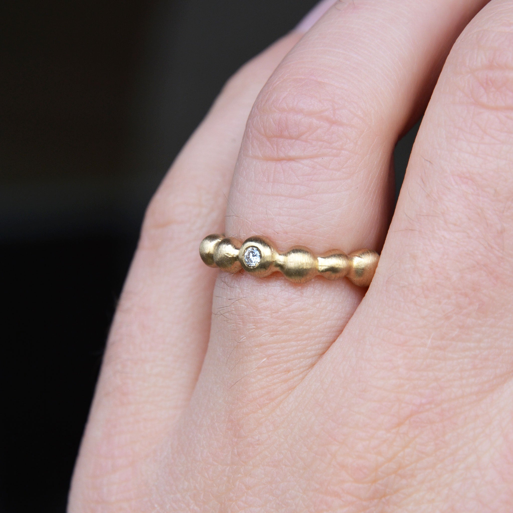 BLUBBER • ring • gold • brillant