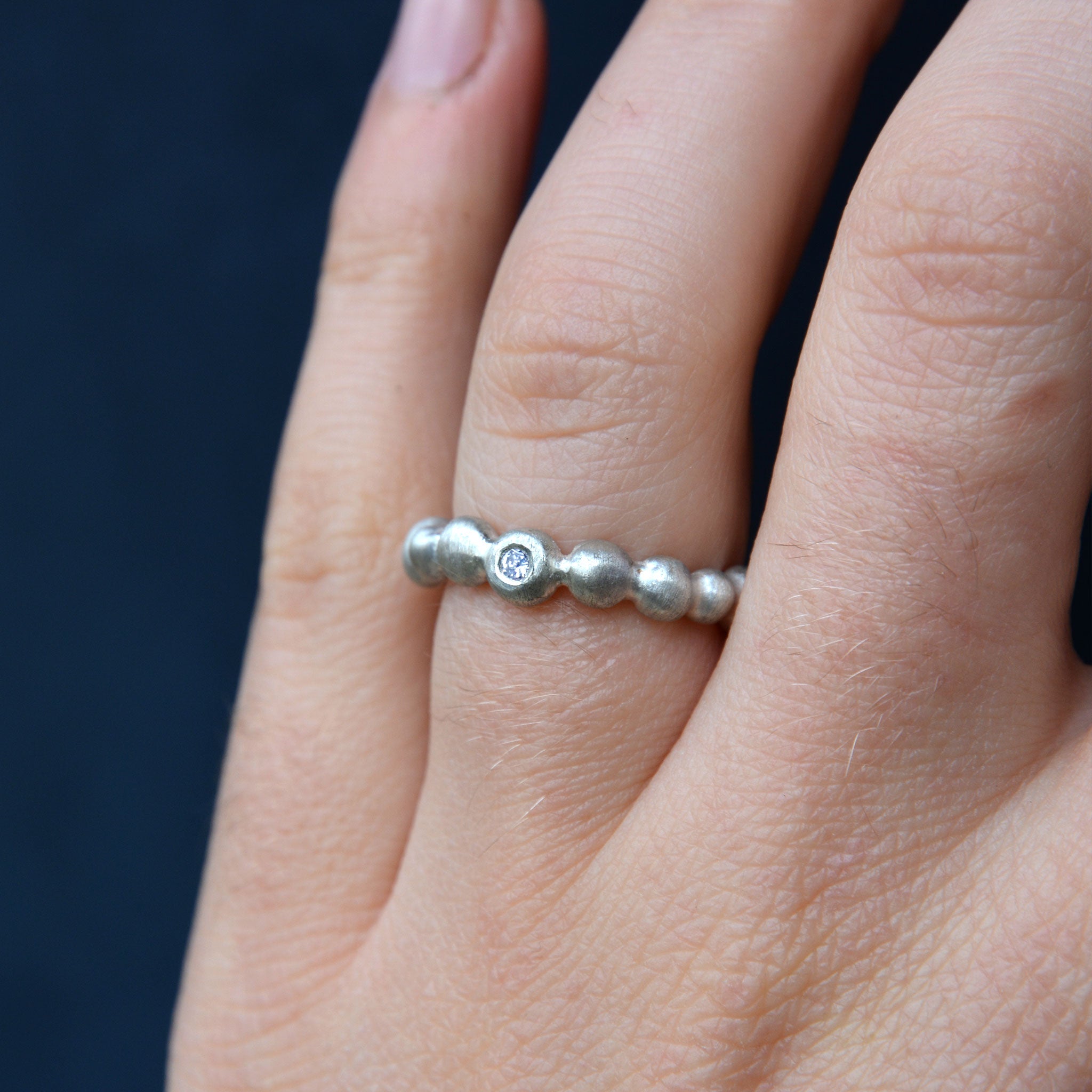 BLUBBER • ring • silber • brillant