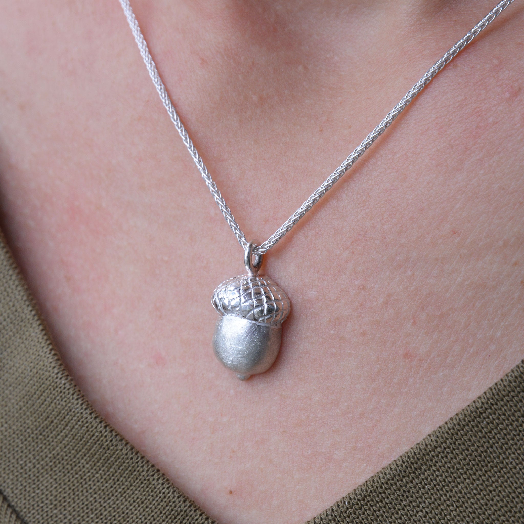 EICHEL • kette • silber