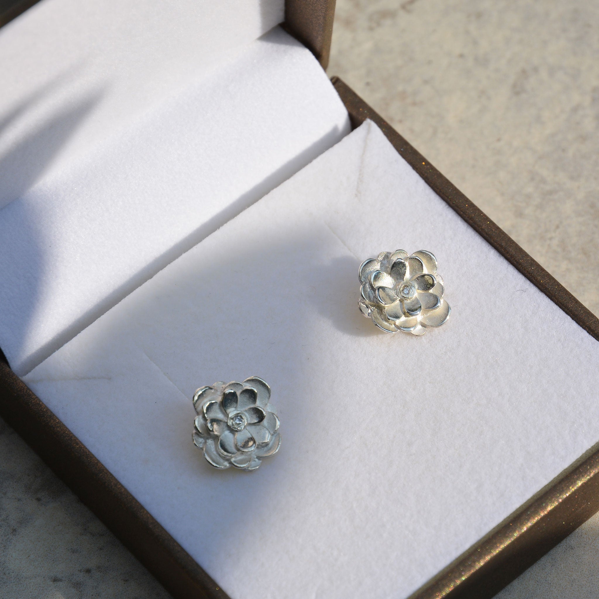 FLORA • ohrstecker • silber