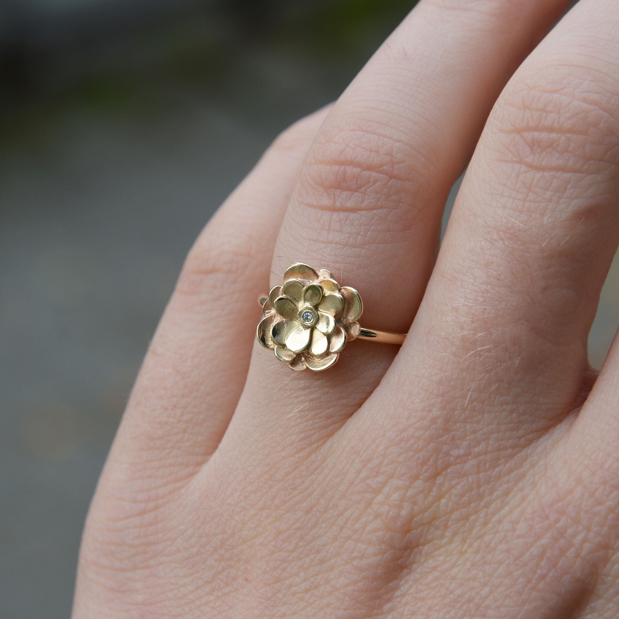FLORA • ring • gold