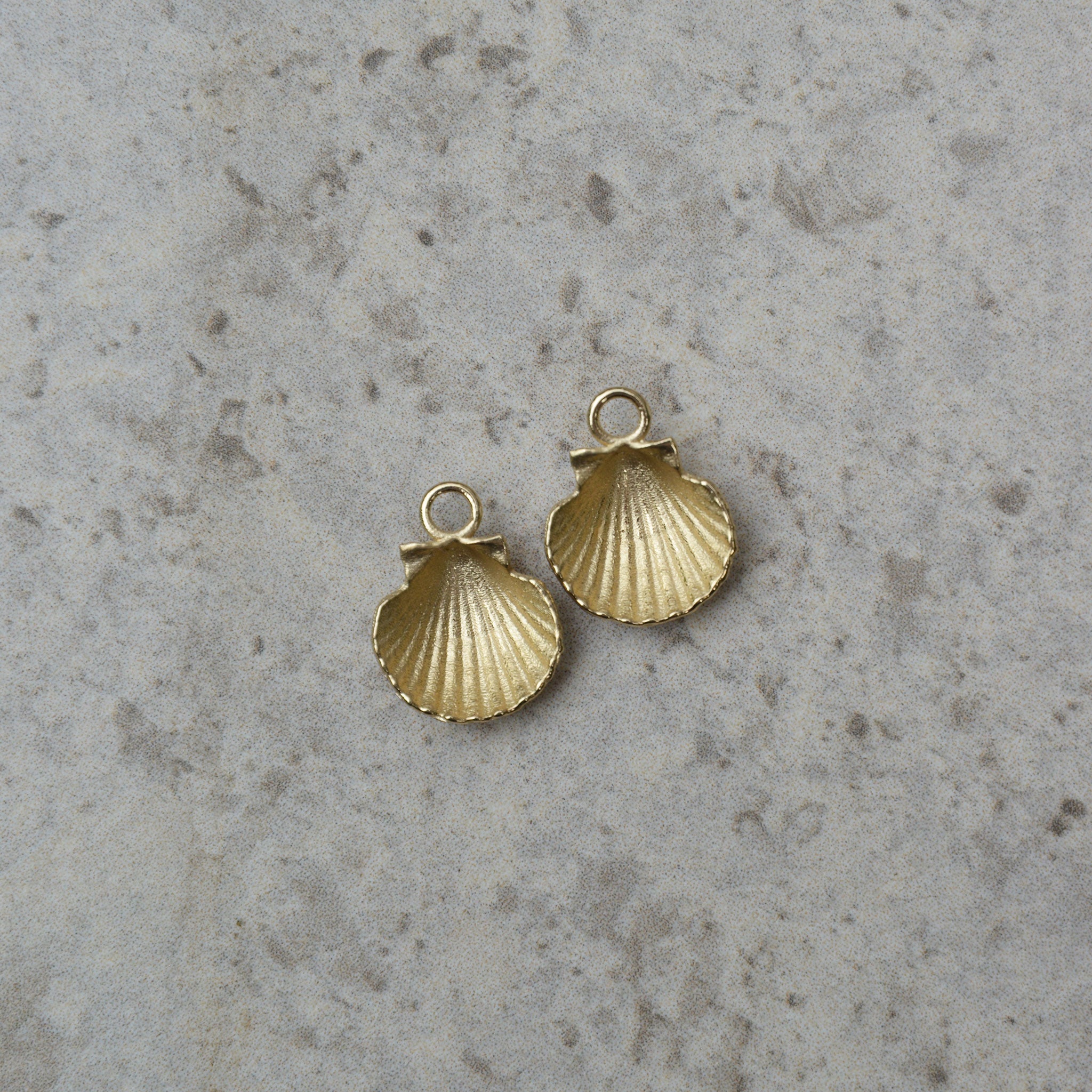 MUSCHEL • einhänger • gold