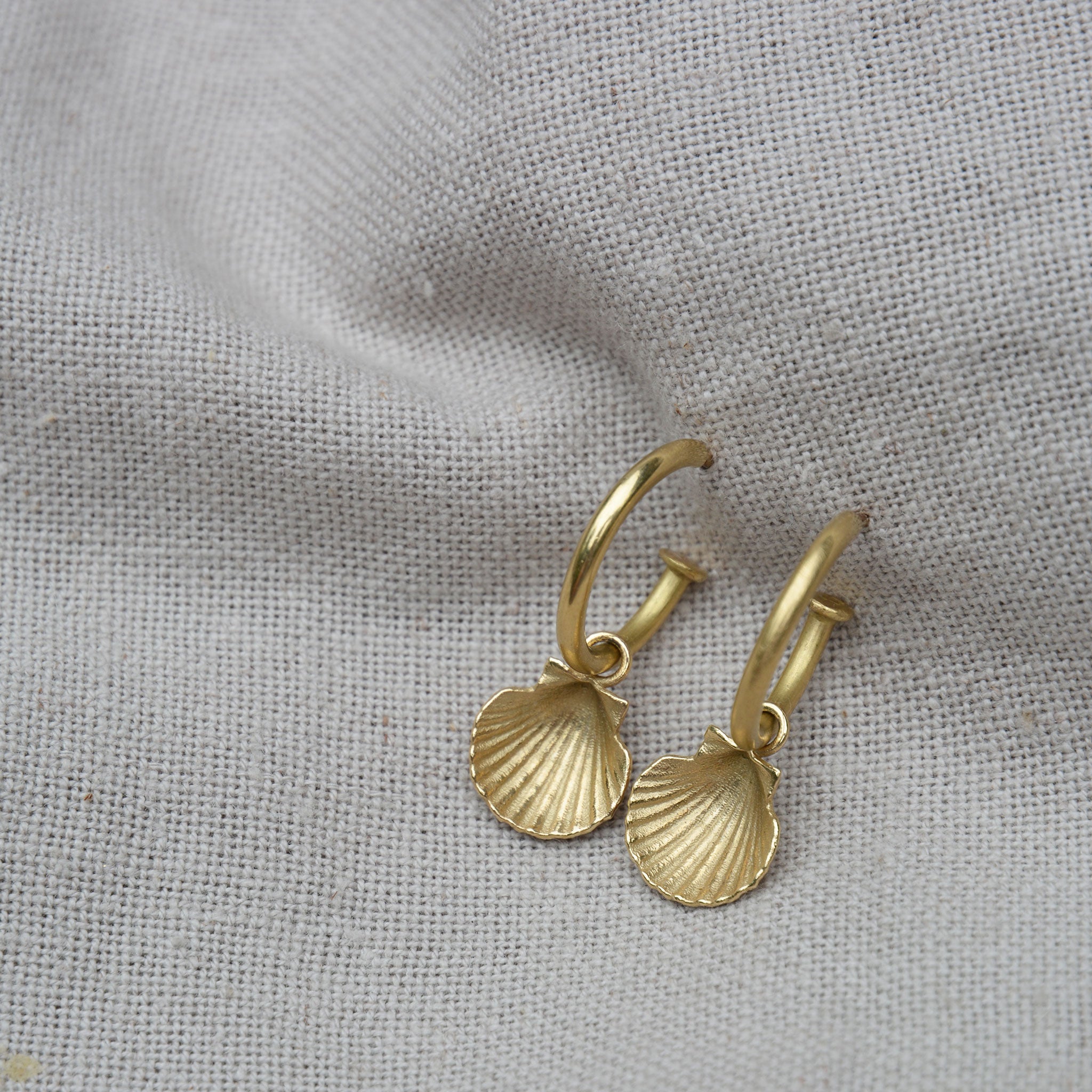 MUSCHEL • einhänger • gold