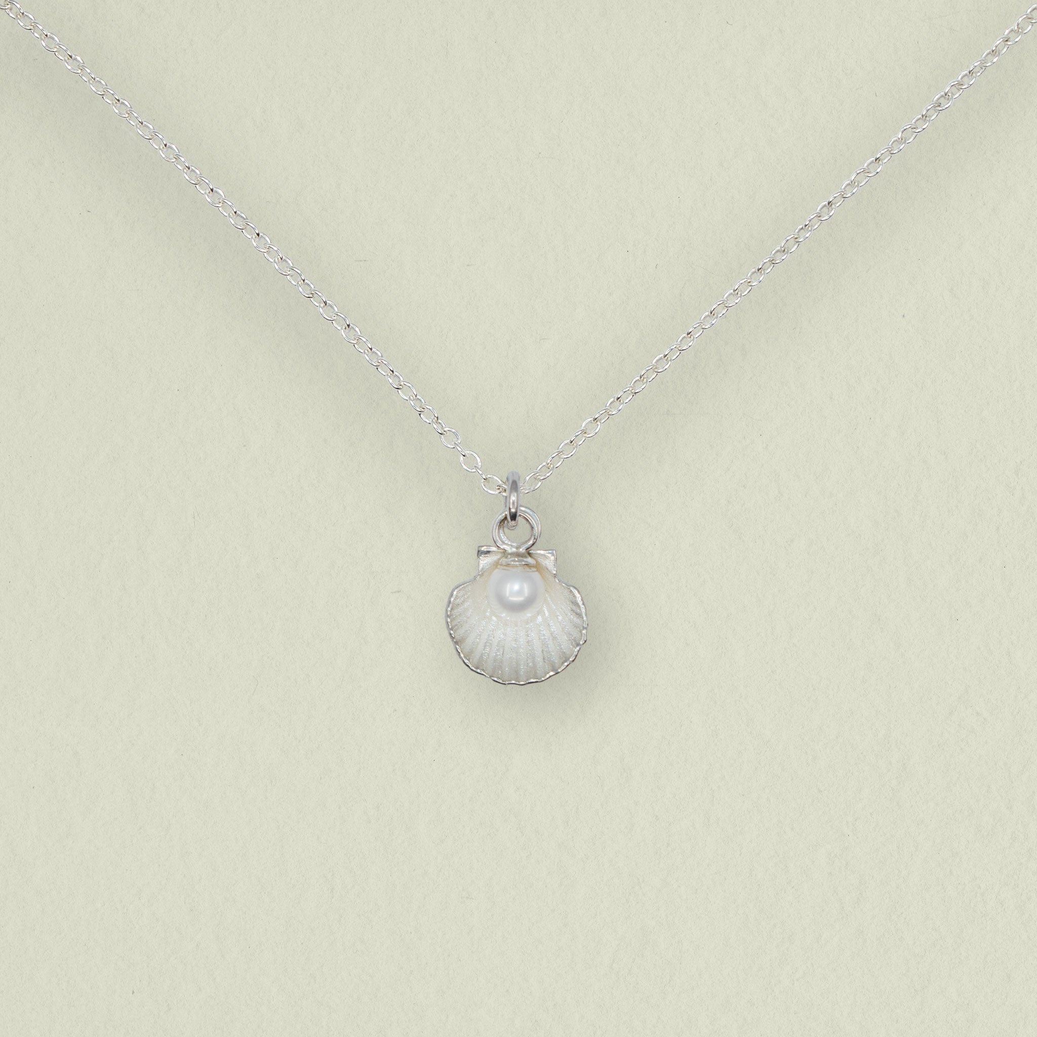 MUSCHEL • kette • silber