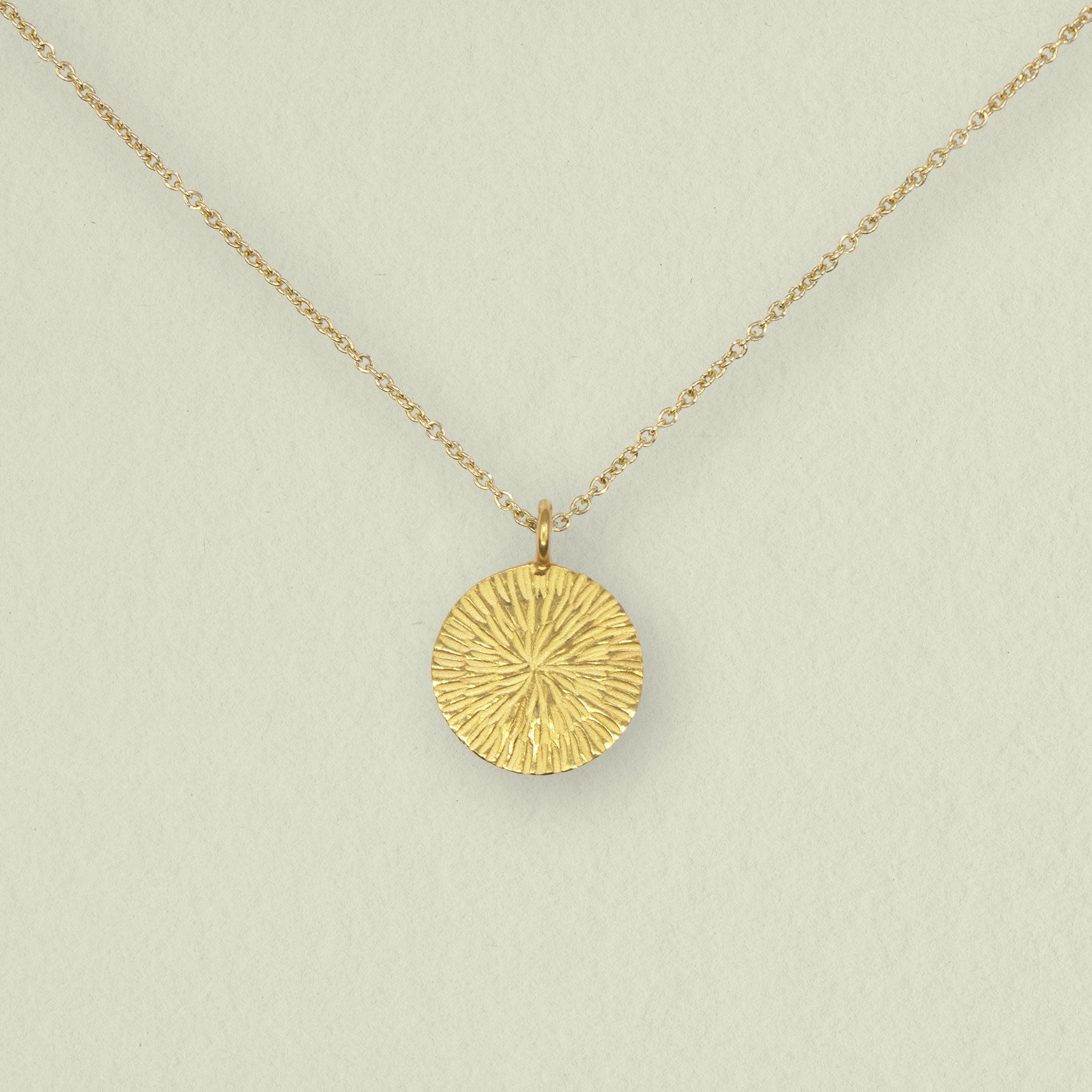 PUSTEBLUME • kette • gold • groß
