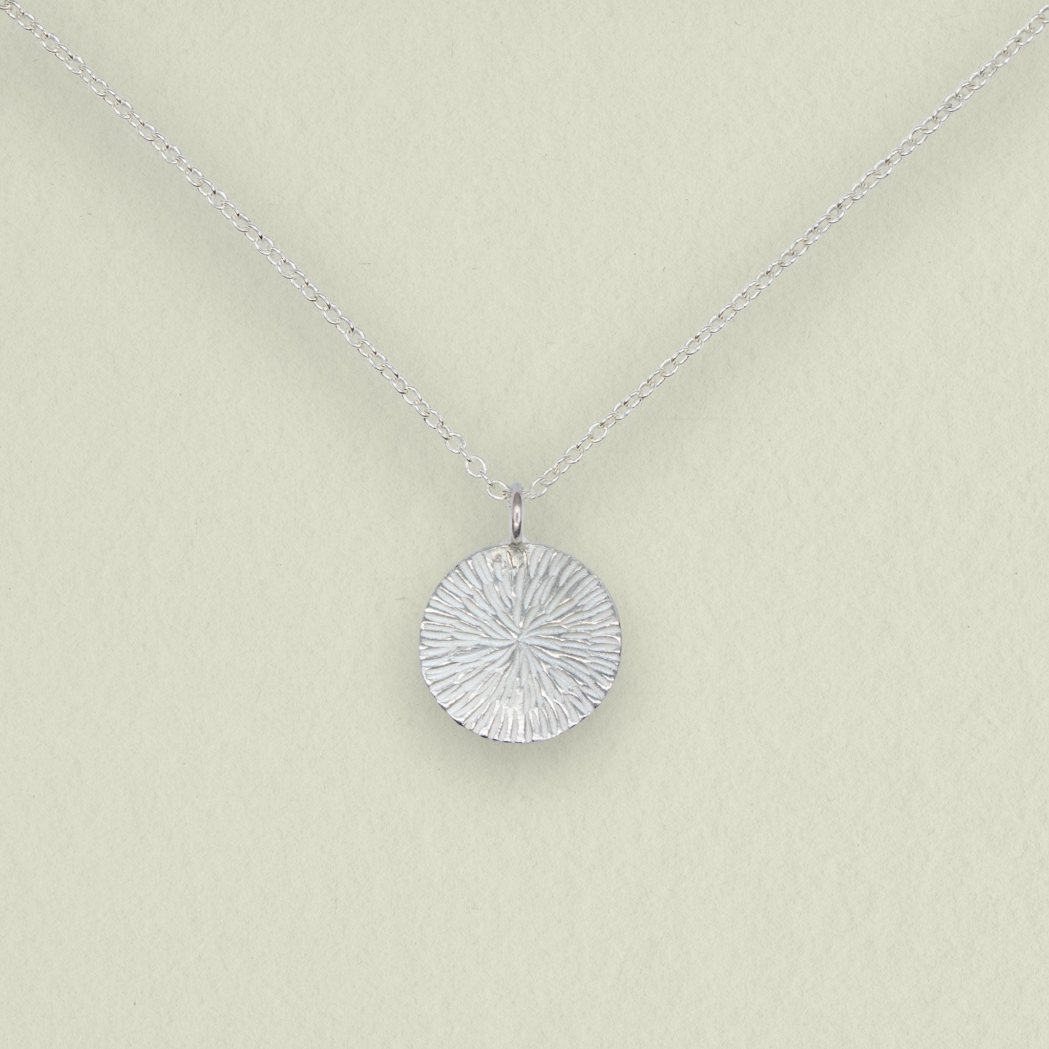 PUSTEBLUME • kette • silber • groß