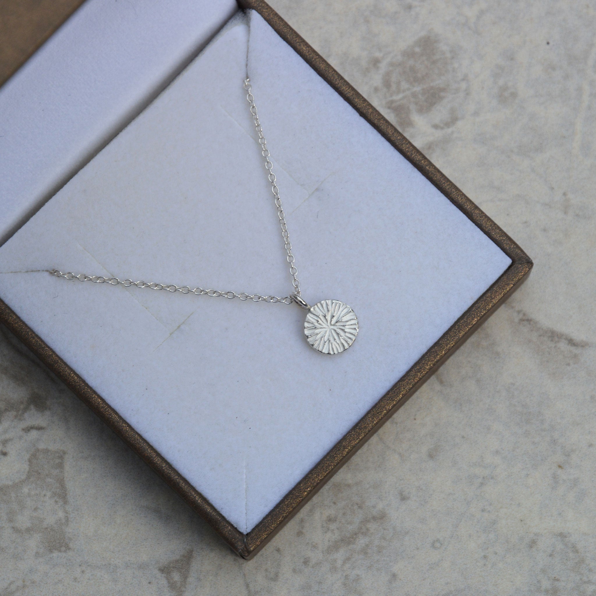 PUSTEBLUME • kette • silber • mini