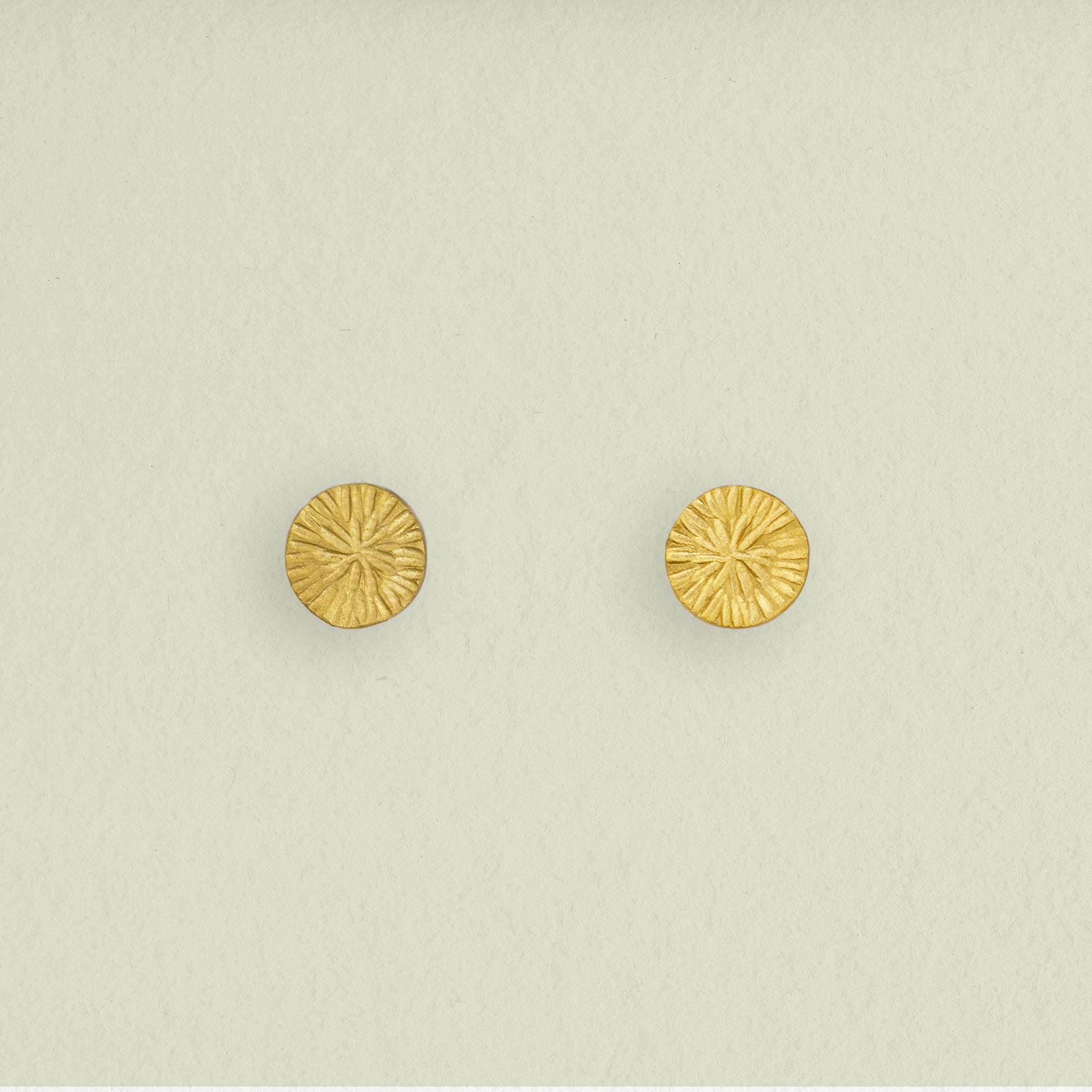 PUSTEBLUME • ohrstecker • gold • mini