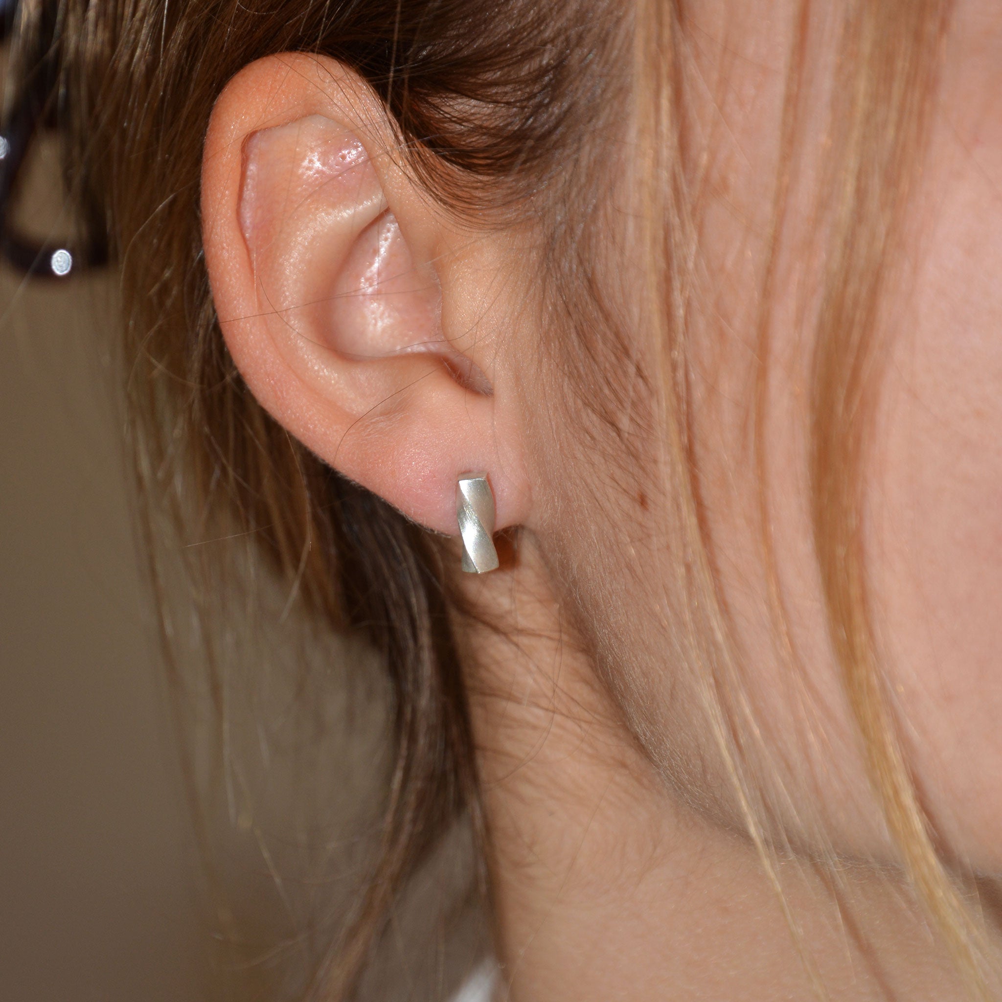 ZUCKERSTANGE • ohrstecker • silber • kurz