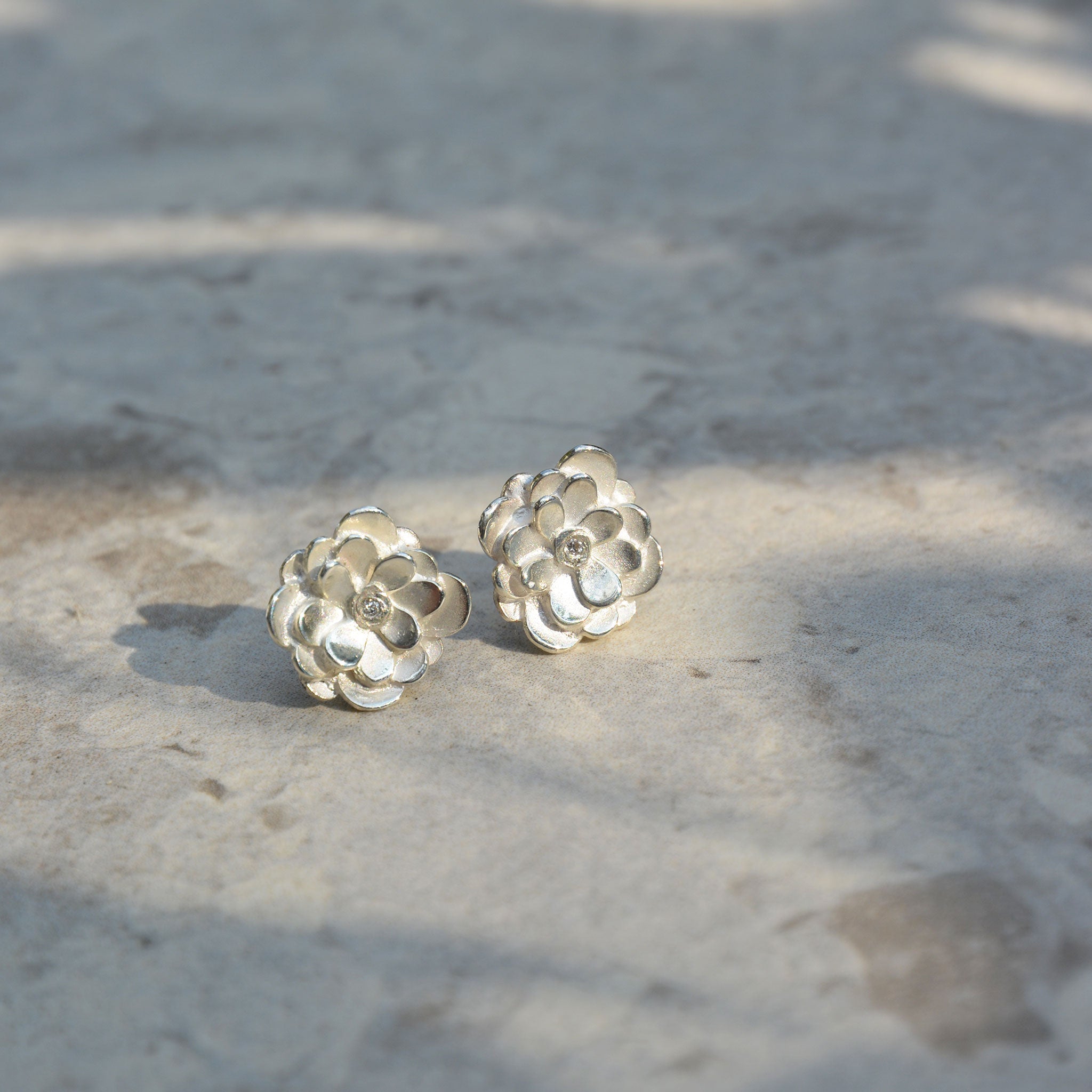 FLORA • ohrstecker • silber