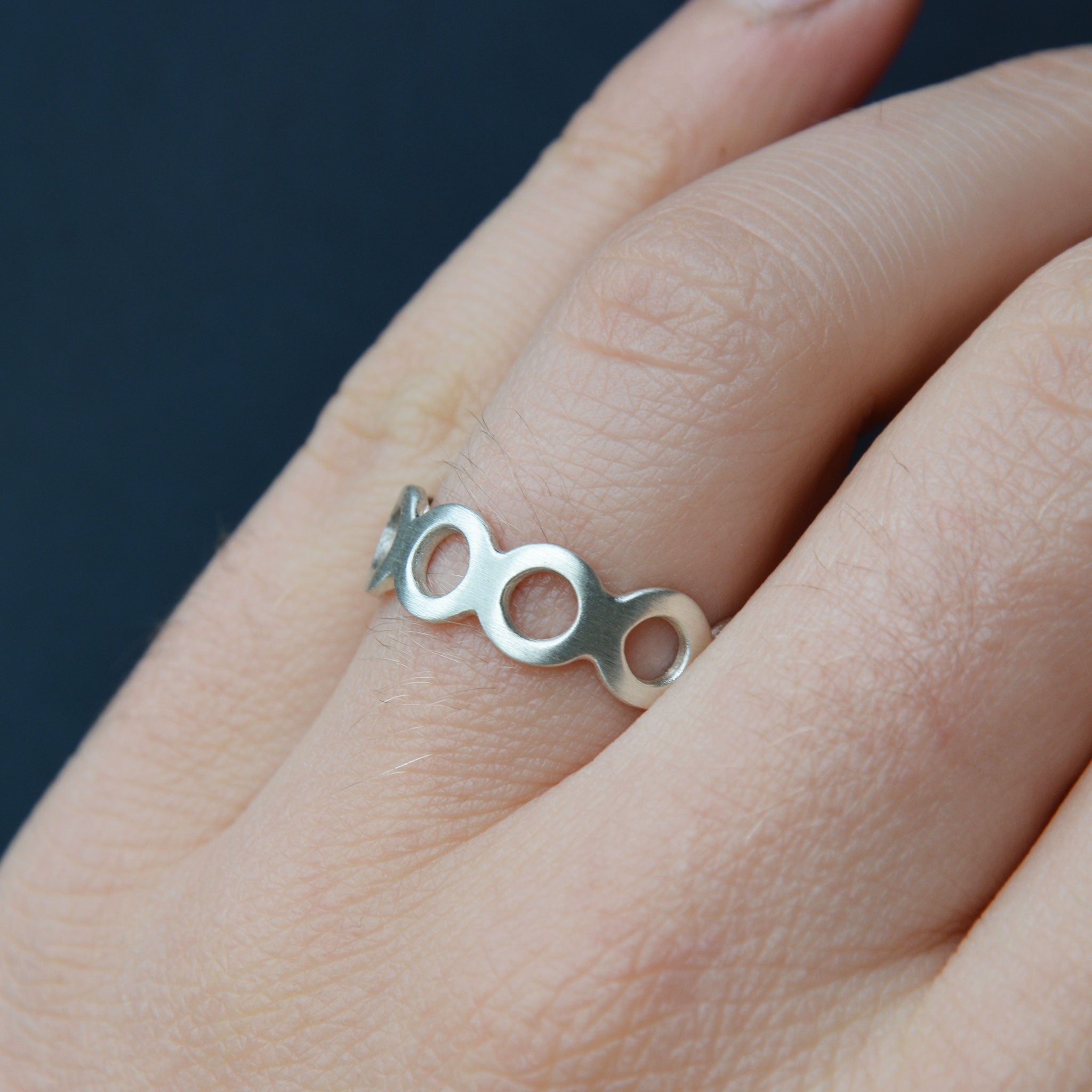 KRINGEL • ring • silber • klein