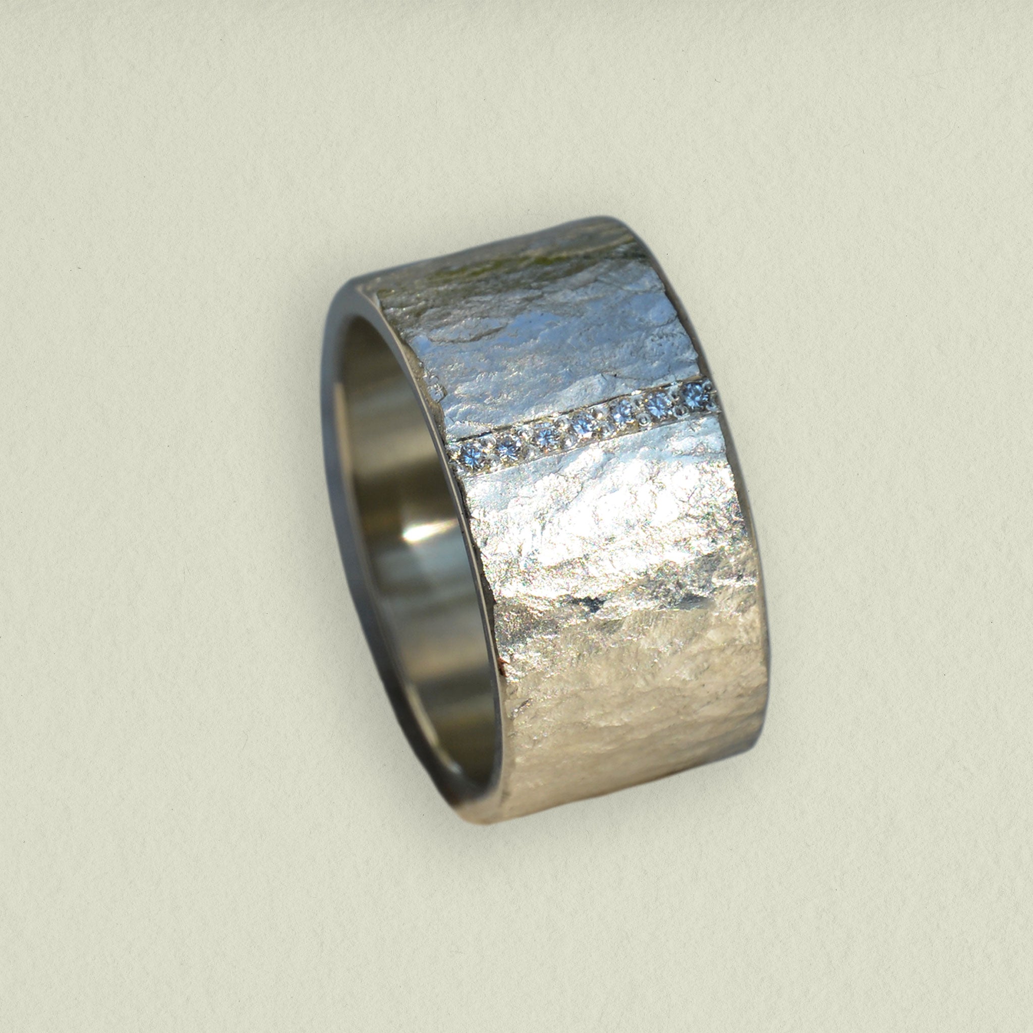 STRUKTUR • ring • silber • Brillantlinie