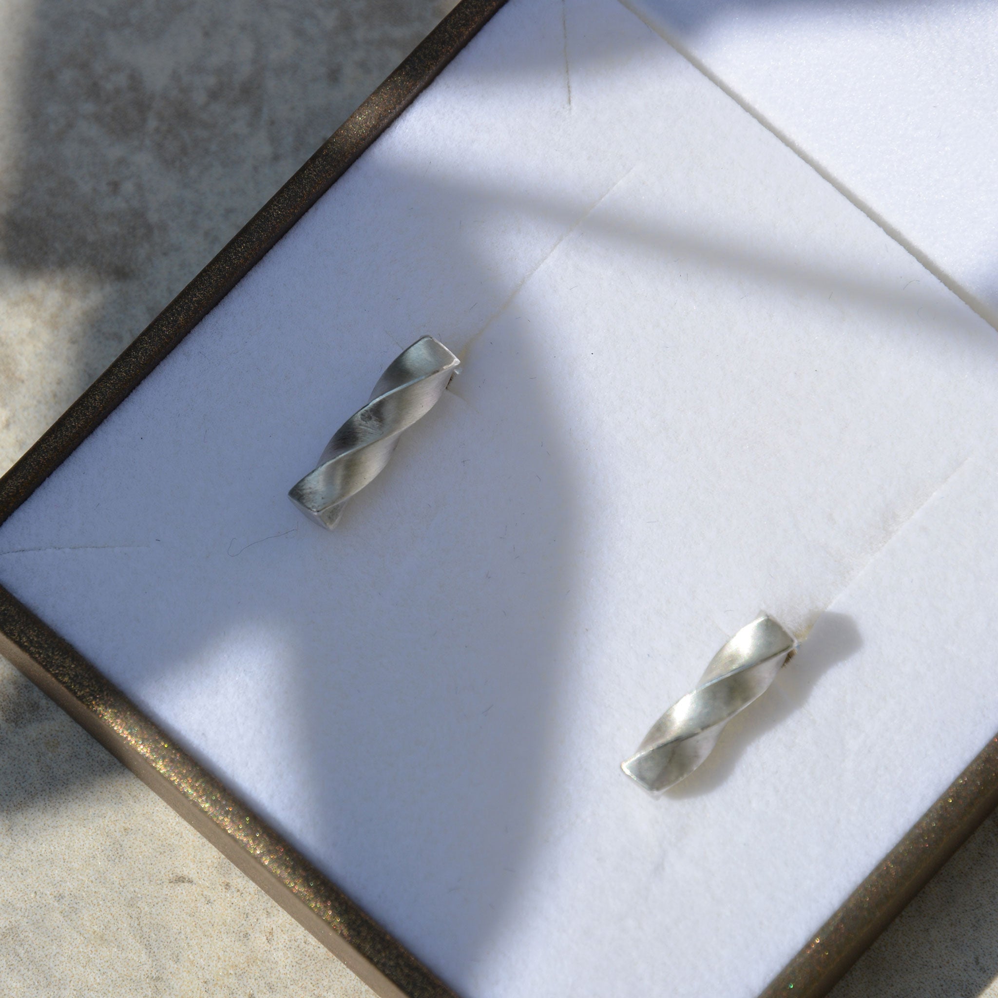 ZUCKERSTANGE • ohrstecker • silber • lang